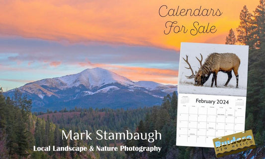 1 Calendar - Mark Stambaugh Photography - 2024 Calendar.  Includes shipping.