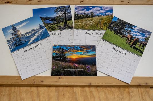 5 Calendar package ( $77.10 ) - Mark Stambaugh Photography - 2024 Calendar. Includes shipping.