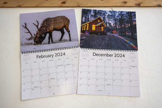 2 Calendar Package ( $39.65 )  - Mark Stambaugh Photography - 2024 Calendar. Includes shipping.